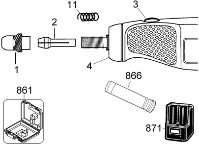 Part Location Diagram of 152370-03 DeWALT Charger & Wallmnt VP130